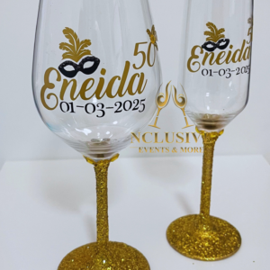 Gepersonaliseerde Champagne/Wijnglazen